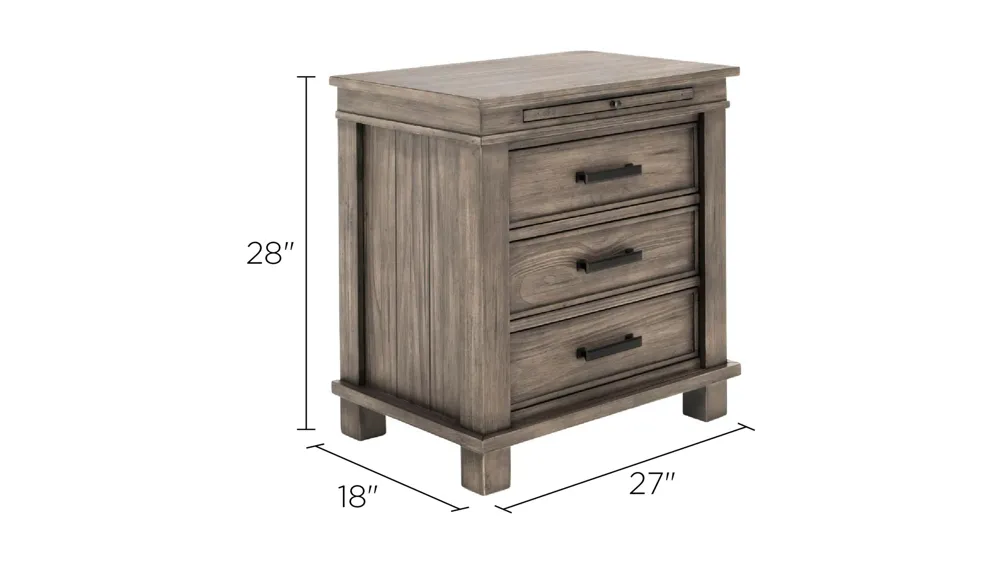 Hempstead Nightstand Dimensions