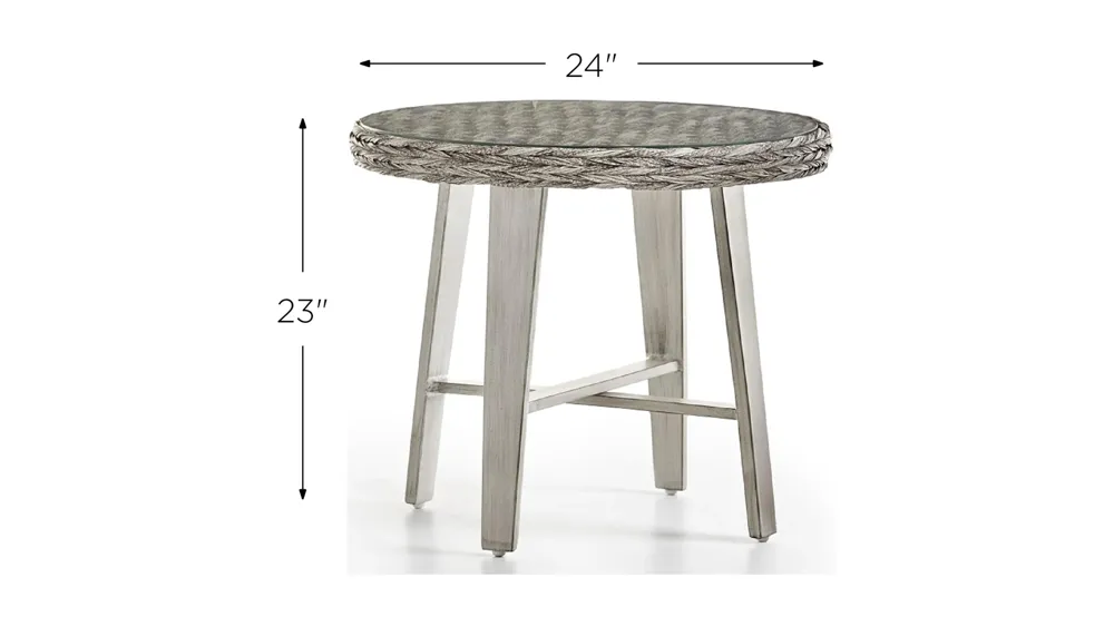 Grand Isle Sgr Outdoor End Table Dimensions