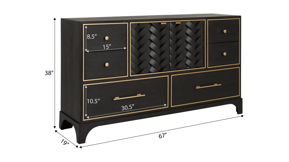 Elizabeth Dresser Dimensions