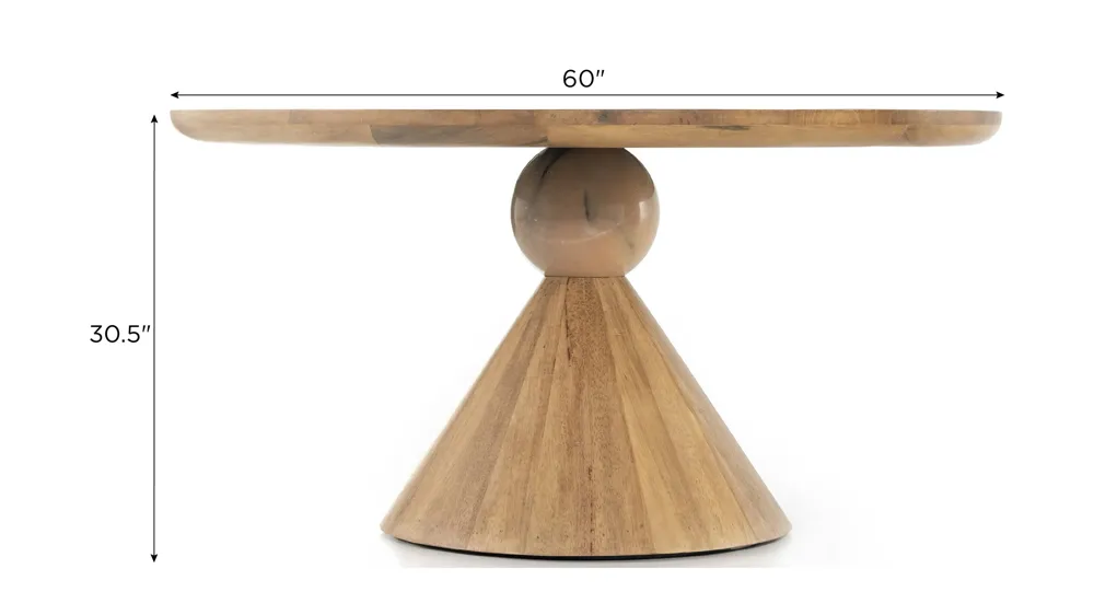 Bibianna Dining Table Dimensions
