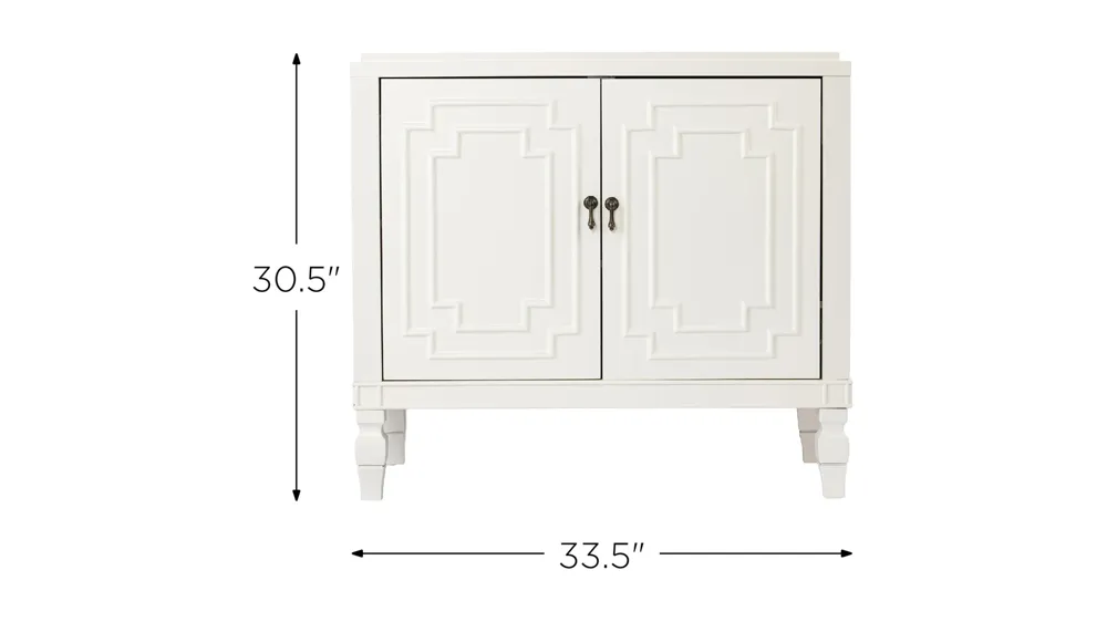Kathryn Double-Door Cabinet Dimensions