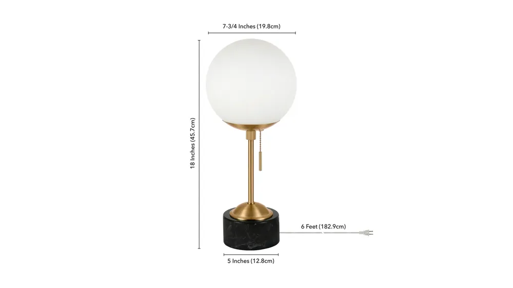Oskar Table Lamp Dimensions