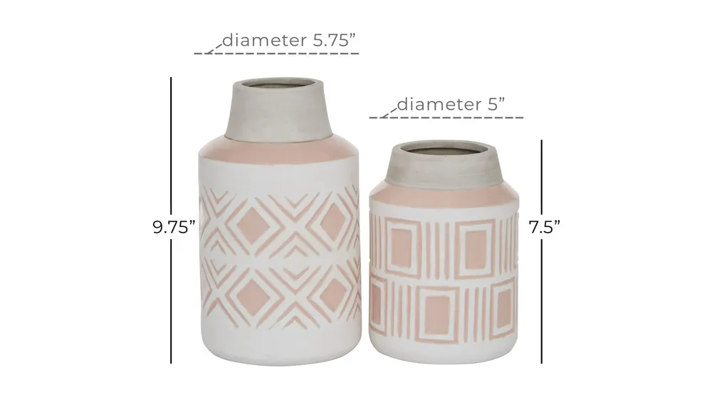 Ivy Collection Stikfas Set of 2 Dimensions