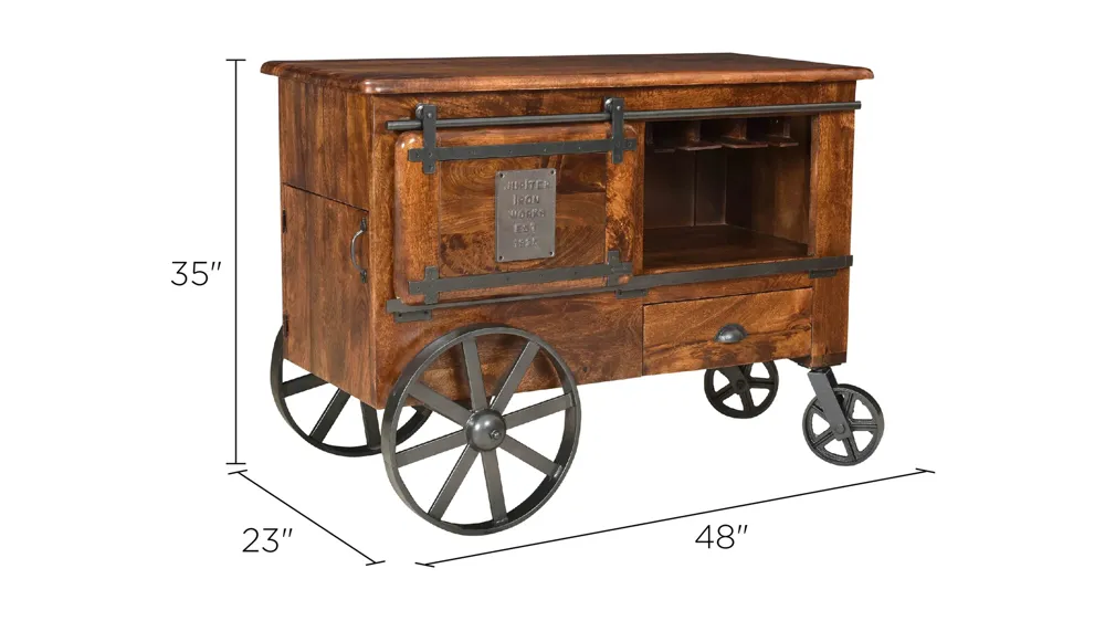 Osaka Bar Cart Dimensions