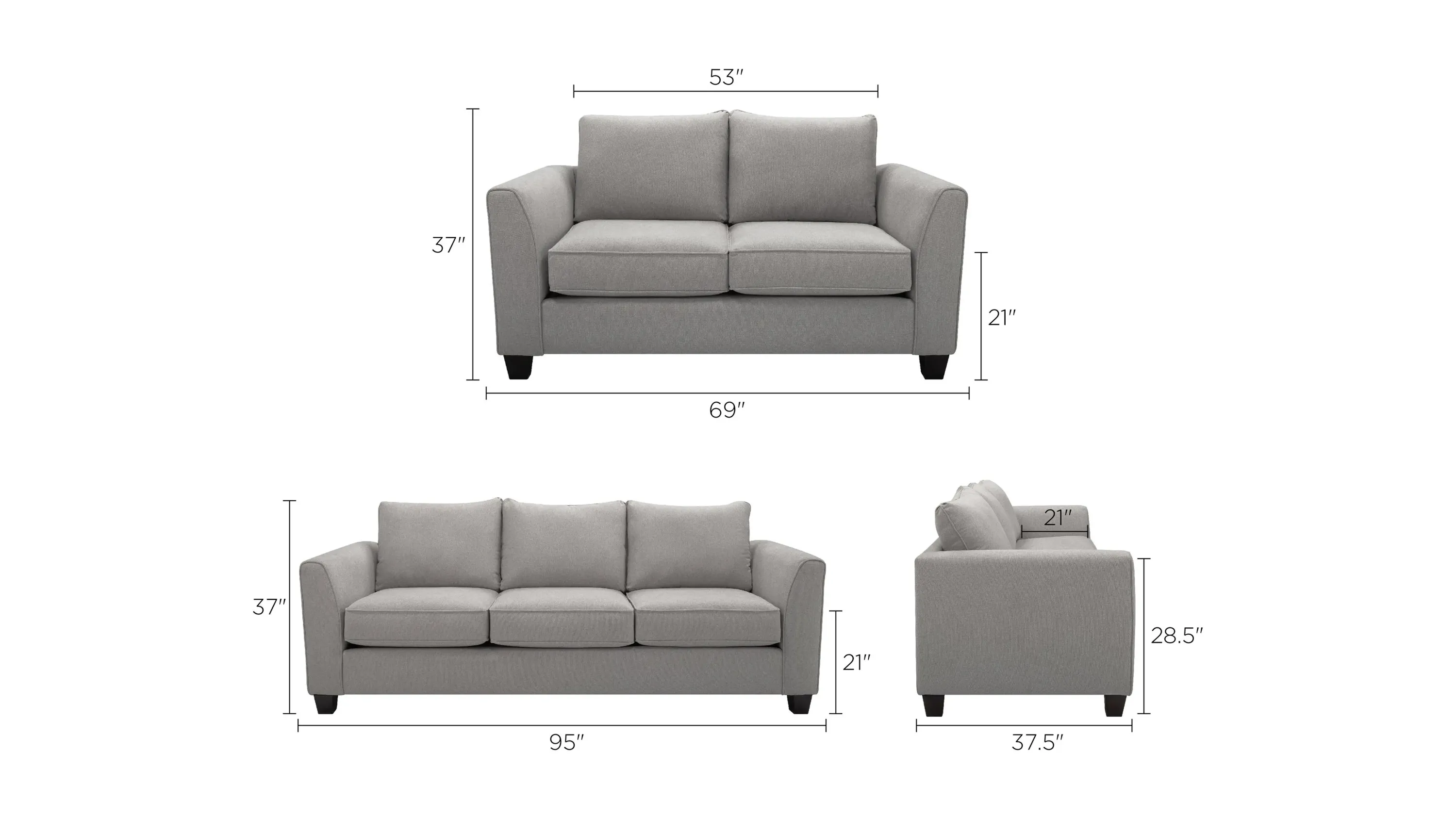 Daine Living Room Set | Raymour & Flanigan