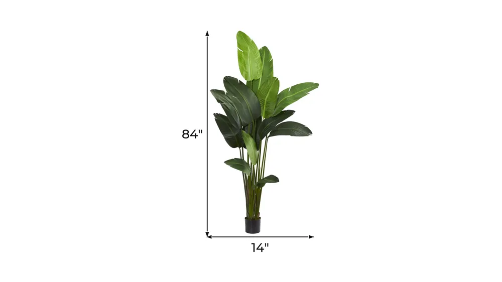 Travelers Palm Artificial Tree Dimensions