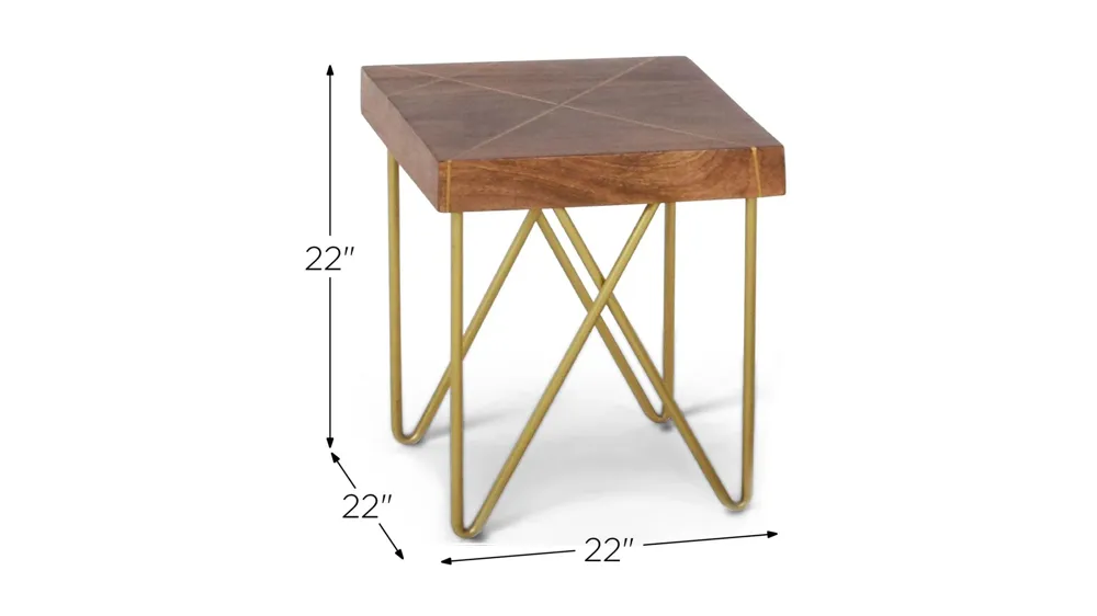 Walter End Table Dimensions