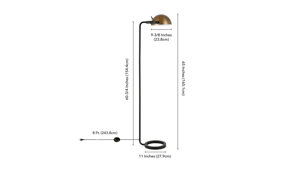 Aramis Floor Lamp Dimensions