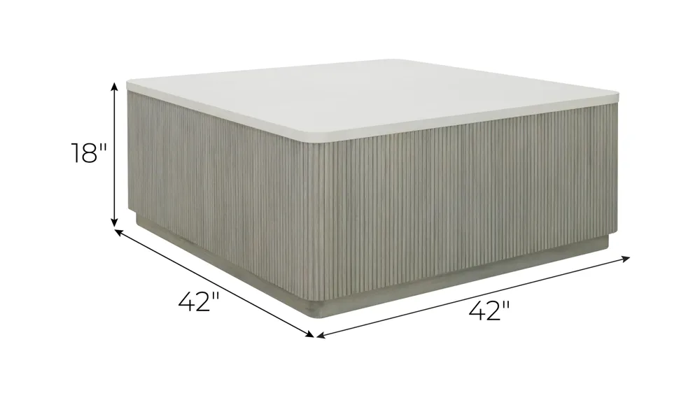 Finnegan Cocktail Table Dimensions