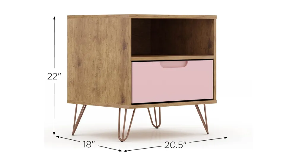 Rockefeller 1 Drawer Nightstand Dimensions