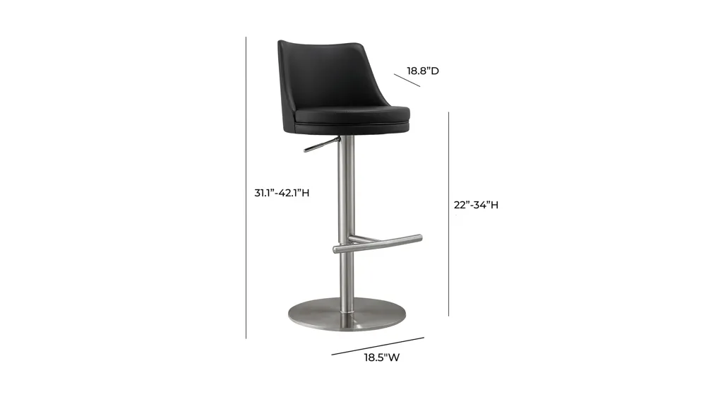 Reagan Adjustable Stool Dimensions
