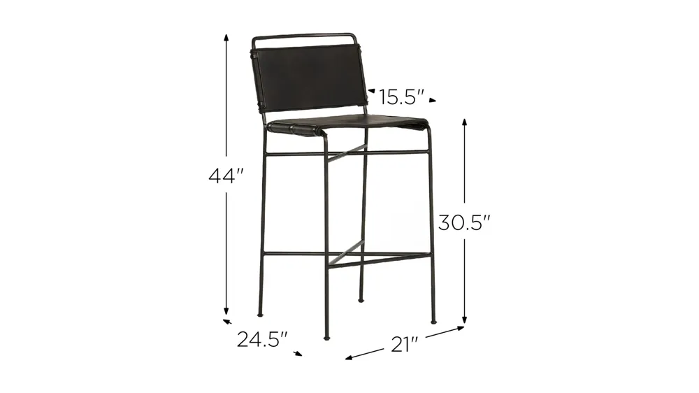 Irondale Barstool Dimensions