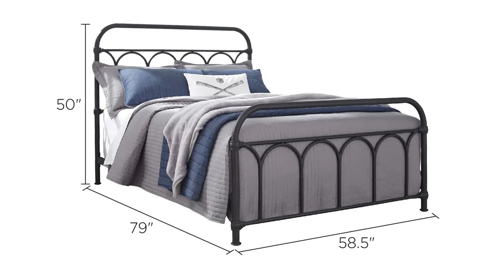 Nashburg Metal Bed Dimensions