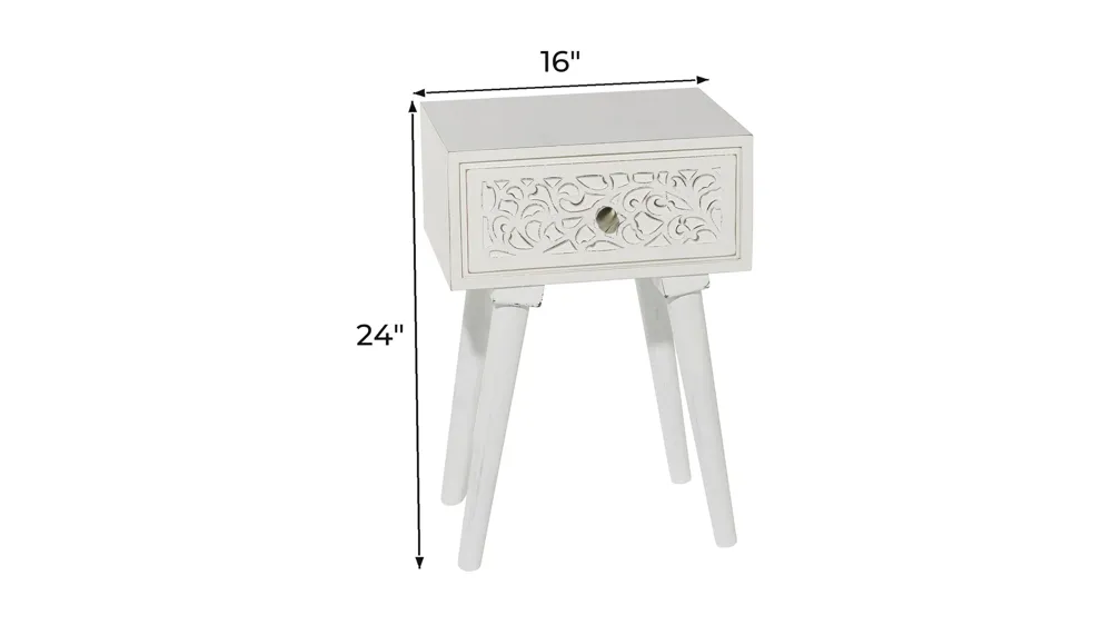 Ivy Collection Side Accent Table Dimensions
