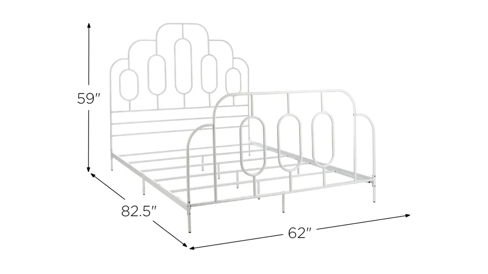 Paloma Metal Bed Dimensions