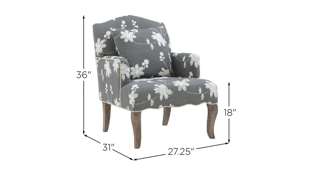 Kenna Arm Chair Dimensions