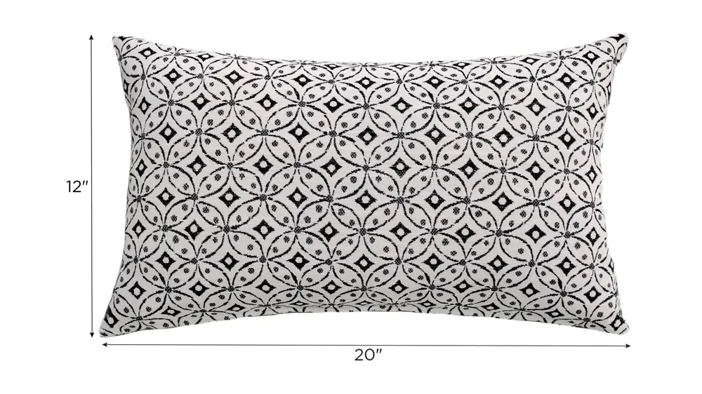 Kimberly Ann Designs Lumbar Pillow - Set of 2 Dimensions