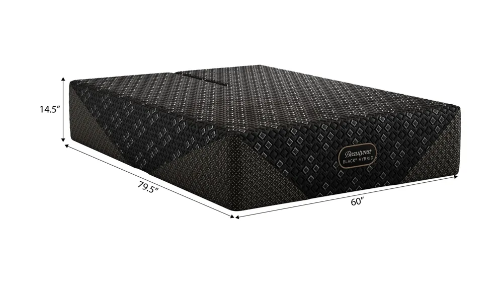 Beautyrest Black Hybrid  Series Three XCS Firm Mattress Dimensions
