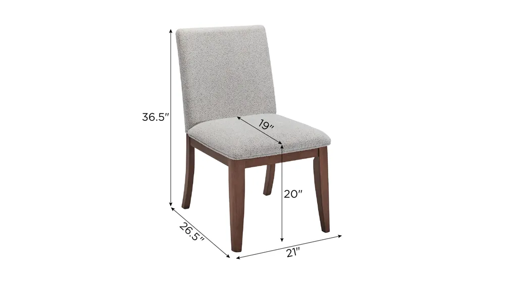 Kerrigan Upholstered Side Chair Dimensions