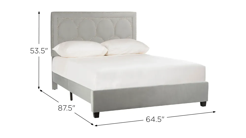 Solania Upholstered Bed Dimensions