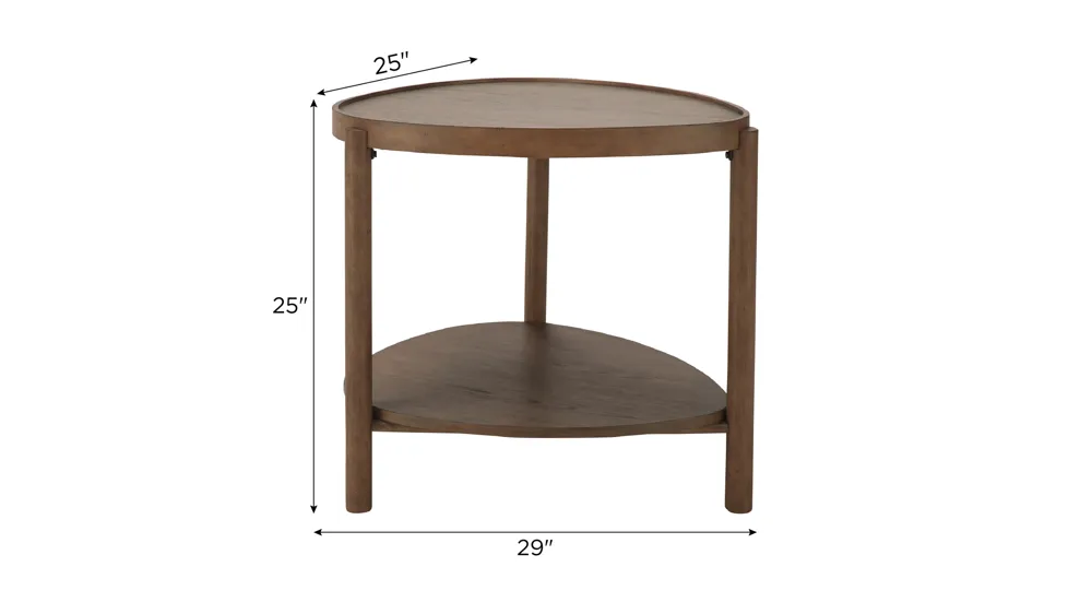 Vern Chairside Table Dimensions