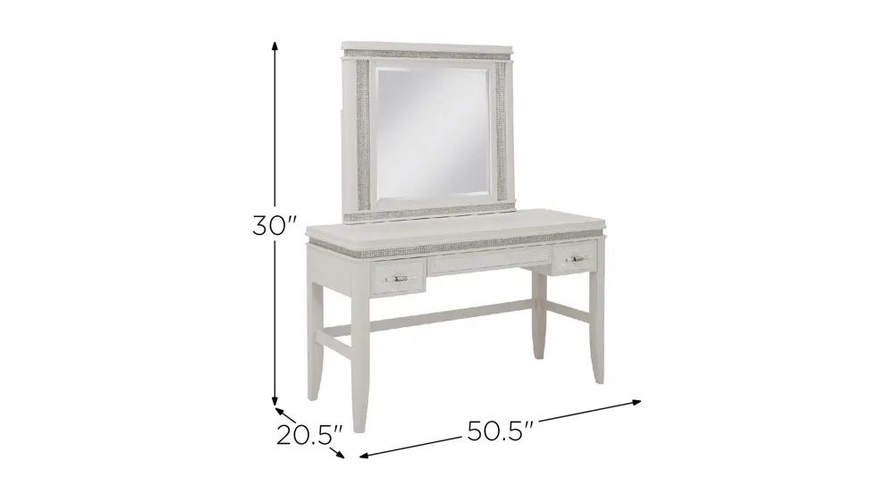 Carmelita Vanity Dimensions