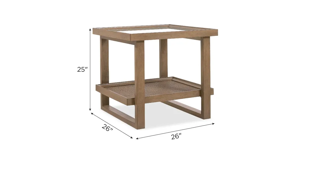 Sonnet End Table Dimensions