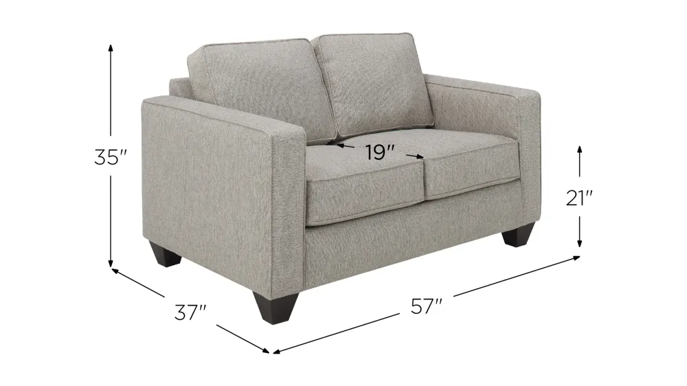 Odelle Loveseat Dimensions