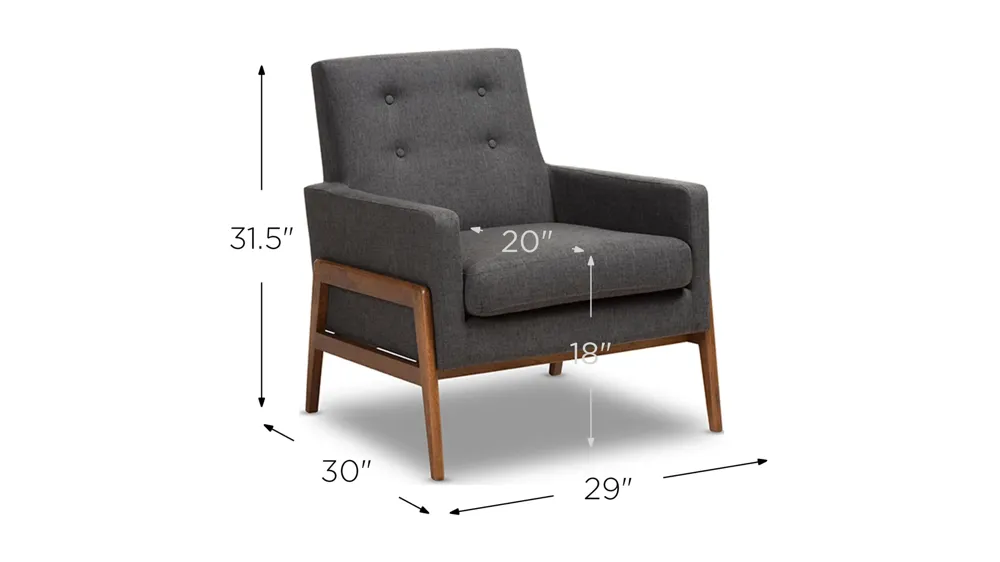 Perris Lounge Chair Dimensions