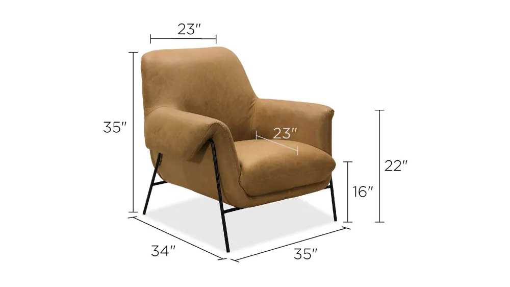 Ambroise Club Chair Dimensions