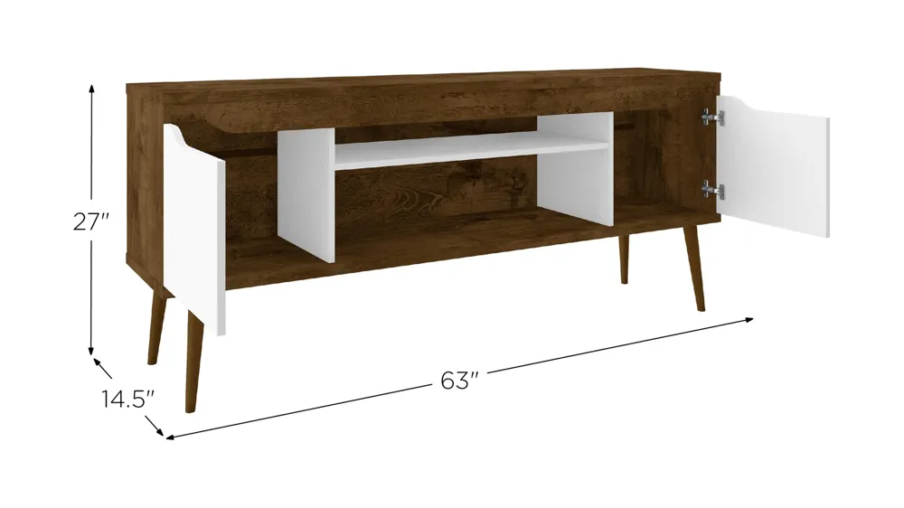 Bradley 62" TV Stand Dimensions