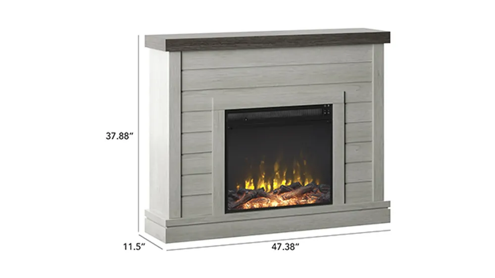 Benjamin Wall Mantel Electric Fireplace Dimensions