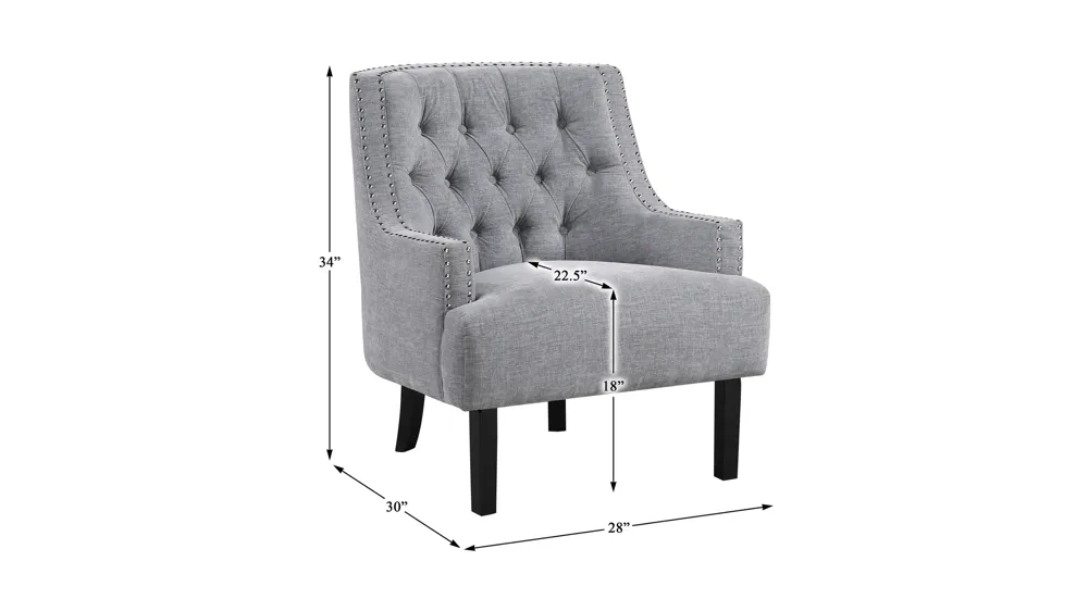 Aubrey Accent Chair Dimensions