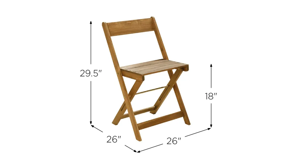 Rockport Nantucket 3-pc. Bistro Set Dimensions