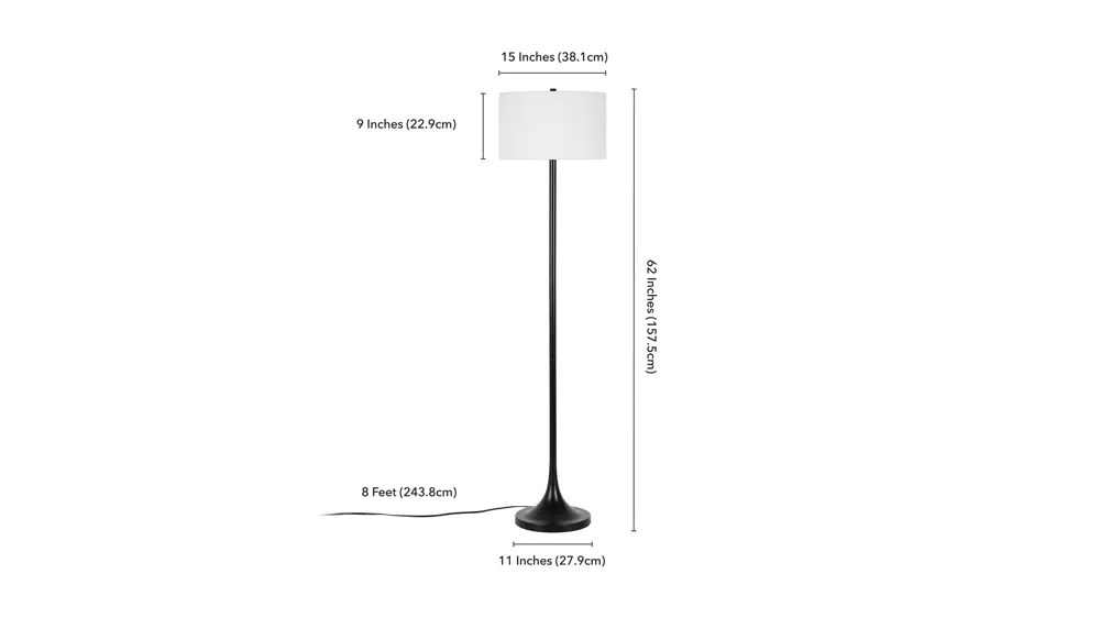 Andrea Floor Lamp Dimensions