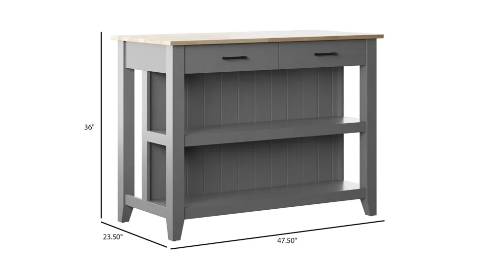 Olivia Kitchen Island Dimensions