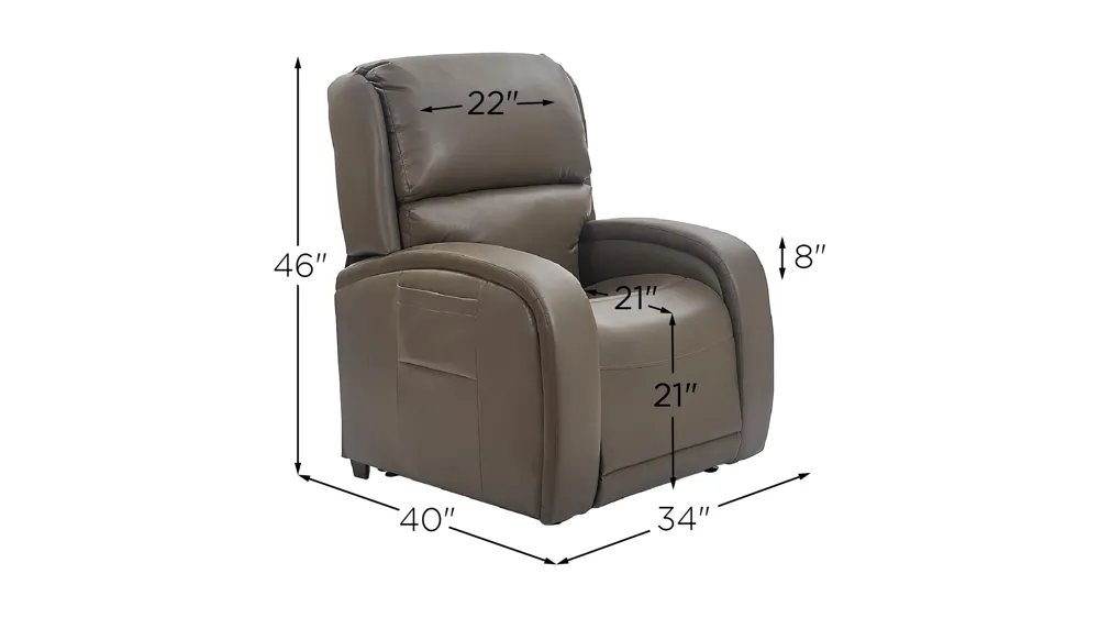 Eclipse Apollo Medium Large Recliners Dimensions