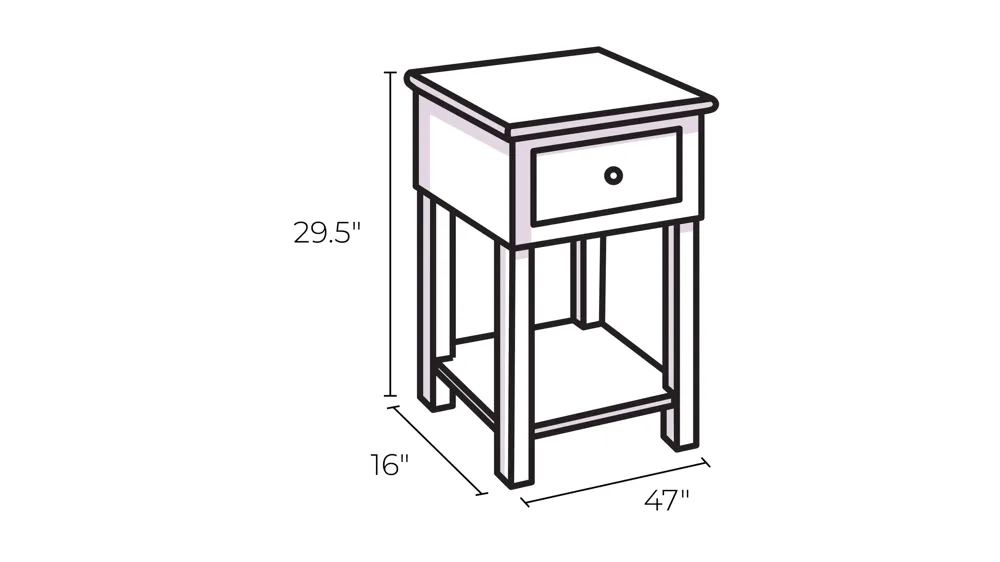 Bailey Console Table Dimensions