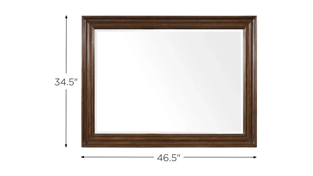 Leesburg Landscape Mirror Dimensions