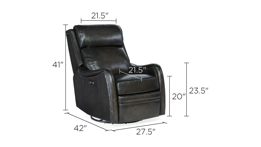 Stark Power Swivel Glider Recliner Dimensions
