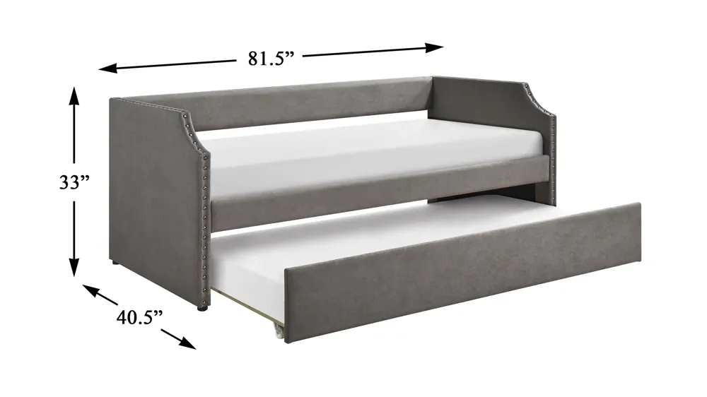 Comfrey Daybed w/ Trundle Dimensions