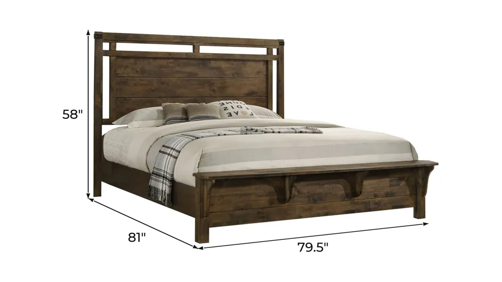 Curtis Panel Bed Dimensions