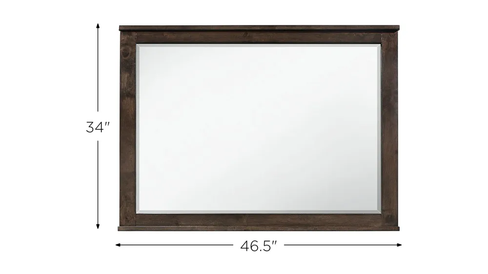 Ashton Hills Dresser Mirror Dimensions