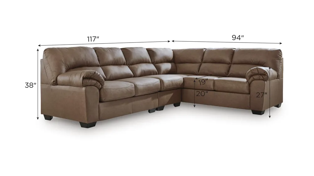 Livingstone 3-pc. Sectional | Raymour & Flanigan