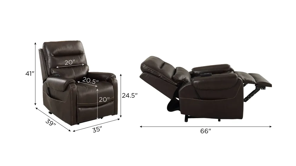 Ritmer Power Lift Recliner Dimensions