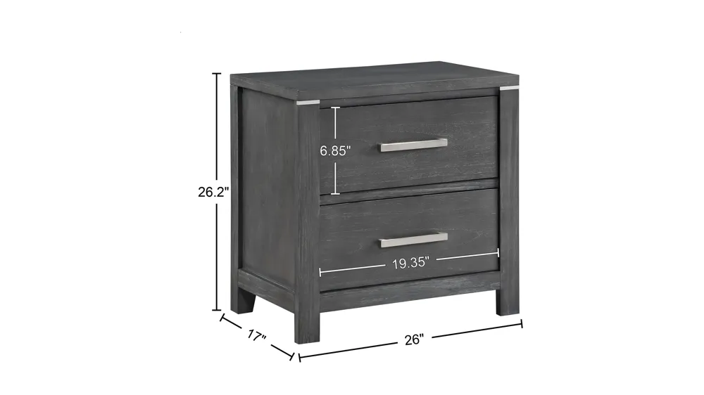 Odessa Nightstand Dimensions