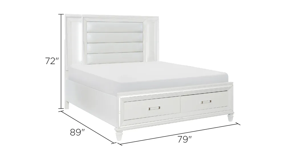 Selena Platform Storage Bed Dimensions