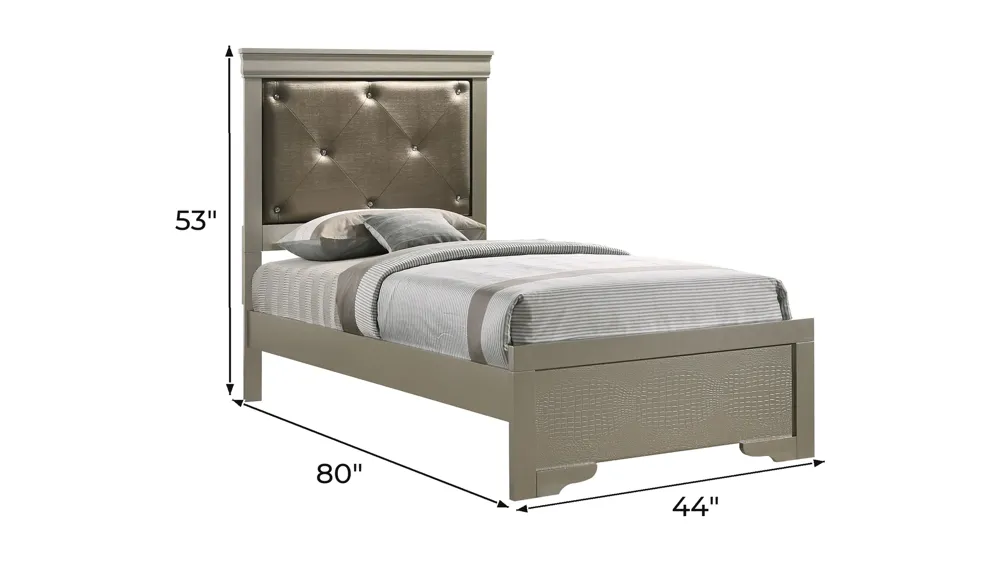 Lorana Panel Bed Dimensions