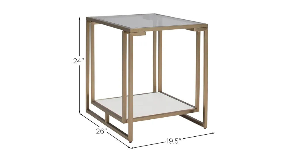 Monroe End Table Dimensions