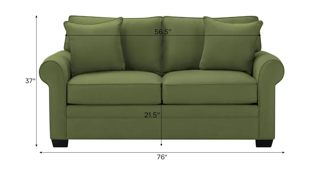 Wellsley Loveseat Dimensions